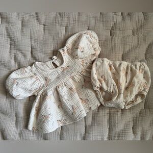 Quincy Mae Darla Dress in Unicorn Print